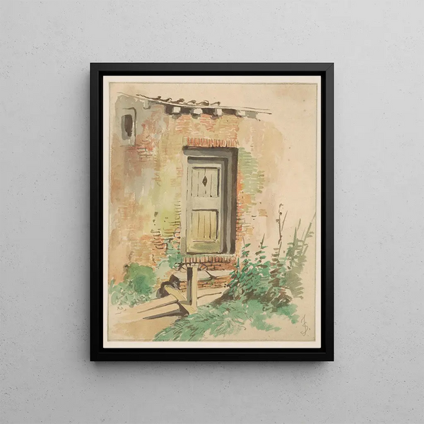 Jan Striening - Buitendeur aan een boerenwoning.webp