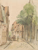 Vue de la Kirchenstraße à Lingen - Jan Striening — Ansicht des Kunstwerks