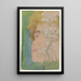 Marguerite - Jan Toorop — gerahmtes Bild an der Wand