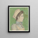Portrait der Krankenschwester Nelly - Jan Toorop — gerahmtes Bild an der Wand