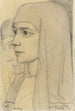Portrait von Treesje Westermann Mutter Thérèse Huf de Bethani - Jan Toorop — Ansicht des Kunstwerks