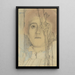 Portrait einer unbekannten Frau - Jan Toorop — gerahmtes Bild an der Wand