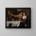 Die Prostituierte - Jan van Bijlert — gerahmtes Bild an der Wand