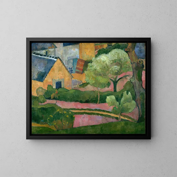 Ferme à Le Pouldu - Jan Verkade — gerahmtes Bild an der Wand