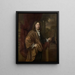 Portrait eines Mannes - Jan Verkolje — gerahmtes Bild an der Wand