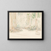 Ansicht zwischen Bäumen in einem indischen Wald - Jan Veth — gerahmtes Bild an der Wand