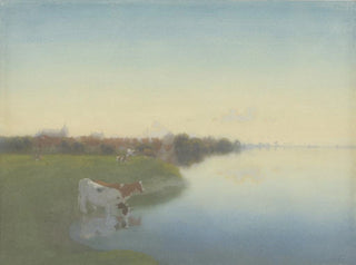 Jan Voerman - Oever van de IJssel bij Hattem.webp