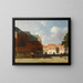 Ansicht einer niederländischen Stadt - Jan Weissenbruch — gerahmtes Bild an der Wand