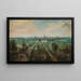 Panoramaansicht von Antwerpen aus dem Osten - Jan Wildens — gerahmtes Bild an der Wand