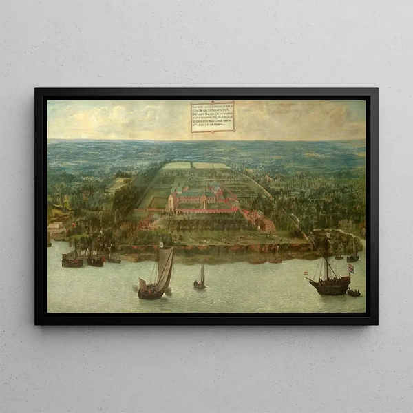 L'Abbaye de Saint Bernard - Jan Wildens — gerahmtes Bild an der Wand