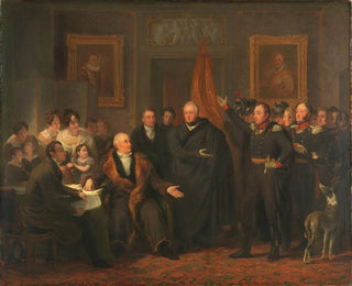 Der Triumvirat übernimmt die Macht im Namen des Prinzen von Oranien, 21. November 1813 - Jan Willem Pieneman — Ansicht des Kunstwerks