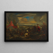 Die Schlacht bei Belagerung vor Wien 1683 - Jan Wyck — gerahmtes Bild an der Wand