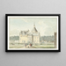 Das Schloss Anholt - Jan de Beijer — gerahmtes Bild an der Wand