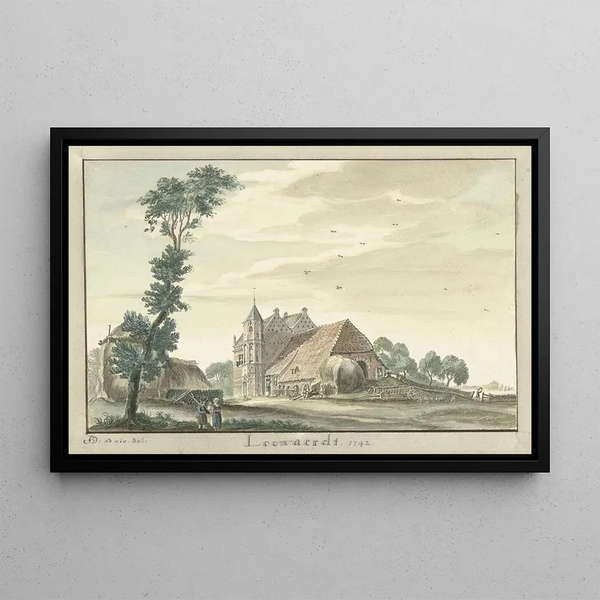 Loowaerdt - Jan de Beijer — gerahmtes Bild an der Wand