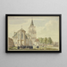 Saint-Martin à Emmerich von Osten - Jan de Beijer — gerahmtes Bild an der Wand