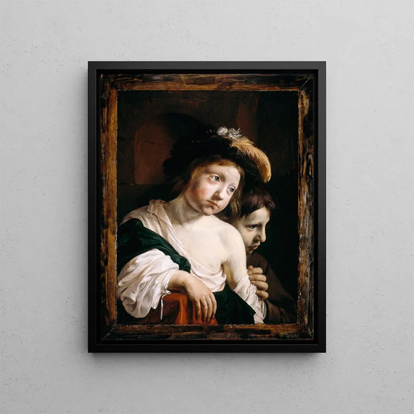 Jan de Bray - A Group of two Boys.webp
