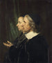 Portrait der Eltern der Künstler Salomon de Bray und Anna Westerbaen - Jan de Bray — Ansicht des Kunstwerks