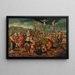 Calvaire - Jan van Amstel — gerahmtes Bild an der Wand