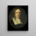 Portrait eines Mannes - Jan van Assen — gerahmtes Bild an der Wand
