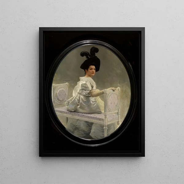 Jan van Beers - Woman in White.webp