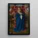 Madone an der Fontaine - Jan van Eyck — gerahmtes Bild an der Wand