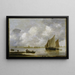 Meer von Haarlem - Jan van Goyen — gerahmtes Bild an der Wand