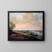 Panorama-Landschaftsgemälde mit Blick auf Arnheim - Jan van Goyen — gerahmtes Bild an der Wand