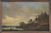 Flusslandschaft mit der Taverne des Schwan - Jan van Goyen — Ansicht des Kunstwerks