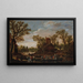 Le Bac - Jan van Goyen — gerahmtes Bild an der Wand