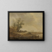 L'Arrêt avant l'Auberge - Jan van Goyen — gerahmtes Bild an der Wand