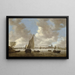 Ansicht von Dordrecht von Norden - Jan van Goyen — gerahmtes Bild an der Wand