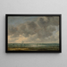 Ansicht von Haarlem und dem Haarlemmermeer - Jan van Goyen — gerahmtes Bild an der Wand