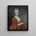 Portrait von Theresia Mechtildis Schilders - Jan van Helmont — gerahmtes Bild an der Wand