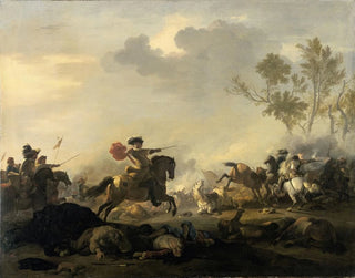 Jan van Huchtenburg - Cavalry Attack.webp