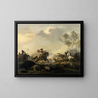 Jan van Huchtenburg - Cavalry Attack.webp