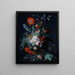 Stillleben mit Blumen und Früchten - Jan van Huysum — gerahmtes Bild an der Wand