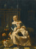 Eine Mutter und ihr Kind in einem Interieur - Jan van Pee — Ansicht des Kunstwerks
