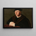 Portrait de Joris van Egmond - Jan van Scorel — gerahmtes Bild an der Wand