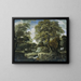 Ansicht im Wald - Jan van der Heyden — gerahmtes Bild an der Wand