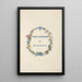 Die Blumen von Milton Titelseite - Jane Elizabeth Giraud — gerahmtes Bild an der Wand