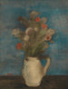 Stillleben mit Blumen - Jankel Adler — Ansicht des Kunstwerks