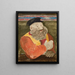 Rabbin Brtiger - Jankel Adler — gerahmtes Bild an der Wand