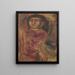 Frau mit einer Taube - Jankel Adler — gerahmtes Bild an der Wand