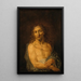 Ecce Homo - Januarius Zick — gerahmtes Bild an der Wand