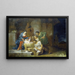 L'Adoration des bergers - Januarius Zick — gerahmtes Bild an der Wand