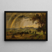 Eine vorübergehende Regenschauer über den Bergen Adam und Eva - Jasper Francis Cropsey — gerahmtes Bild an der Wand