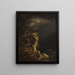 Baum vom Blitz getroffen - Jasper Francis Cropsey — gerahmtes Bild an der Wand