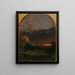 Abendveranstaltung - Jasper Francis Cropsey — gerahmtes Bild an der Wand