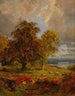Landschaft mit Bäumen und Schafen in der Nähe eines Hains - Jasper Francis Cropsey — Ansicht des Kunstwerks