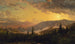 Sonnenuntergang nach einem Sturm in den Catskill-Bergen - Jasper Francis Cropsey — Ansicht des Kunstwerks